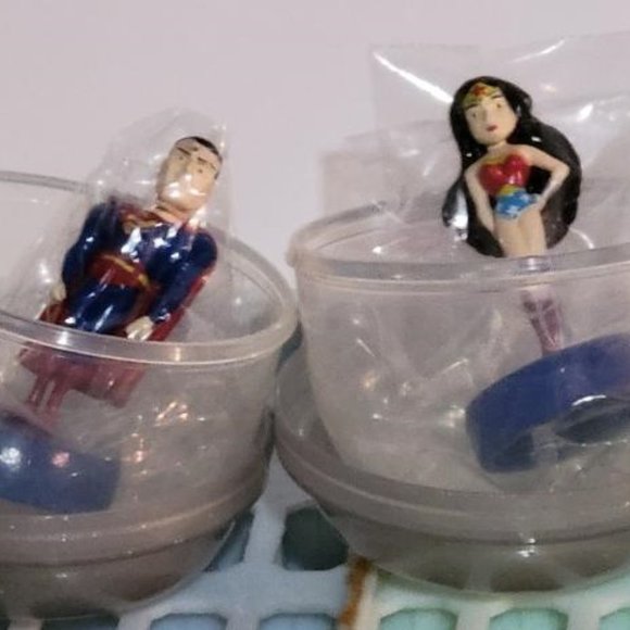 Justice League The Animated Series Pencil Top Mini Bobbleheads 2005 Set Of 10 - Picture 11 of 15